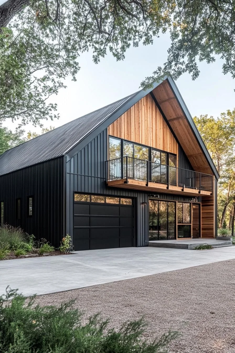 A Striking Gable Home Under the Canopy