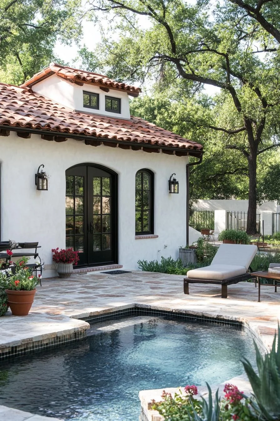 Small Villa with Terracotta Details