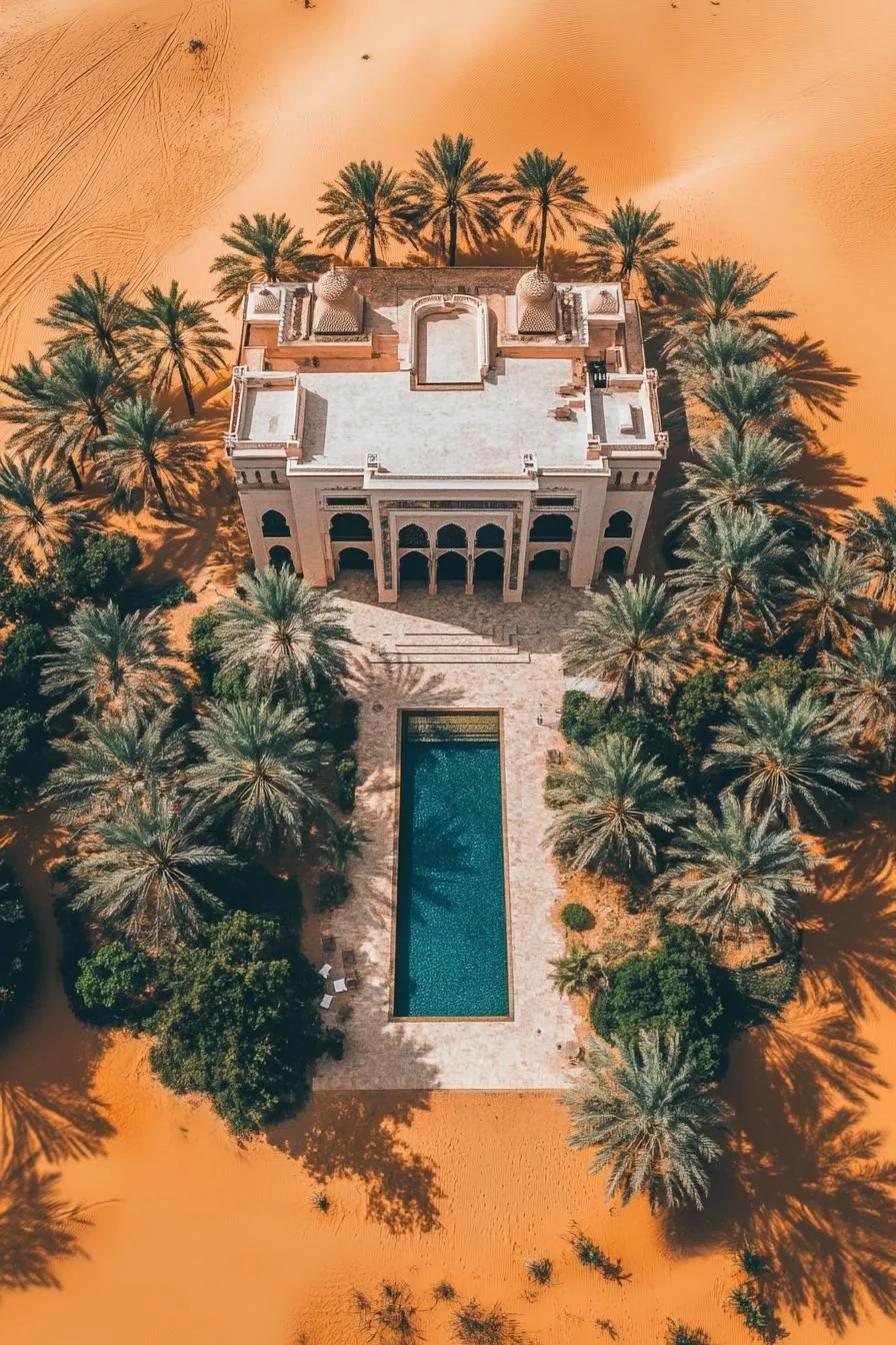 Mansion in the Desert Mirage