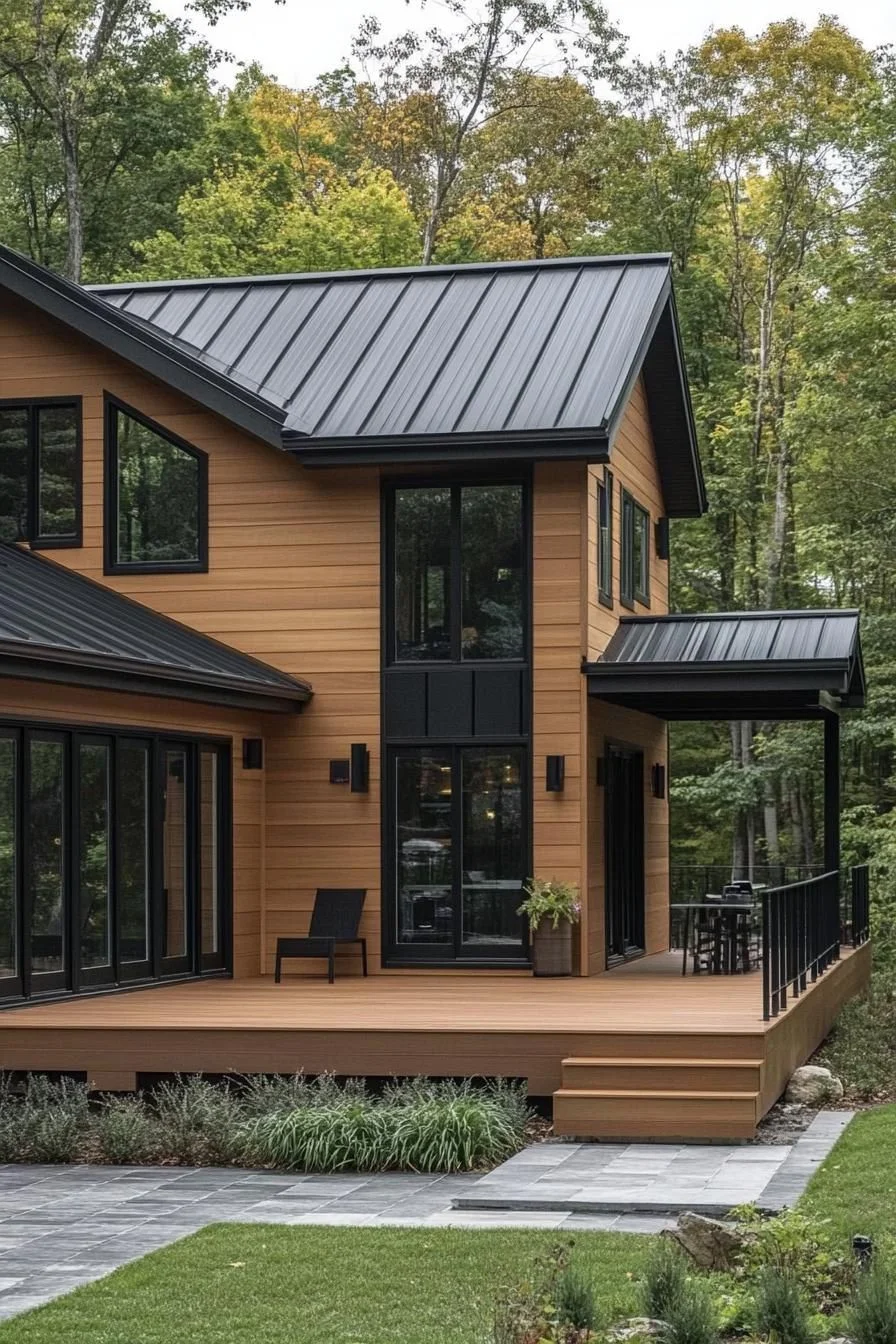 A Contemporary Dream Home Built in Wood