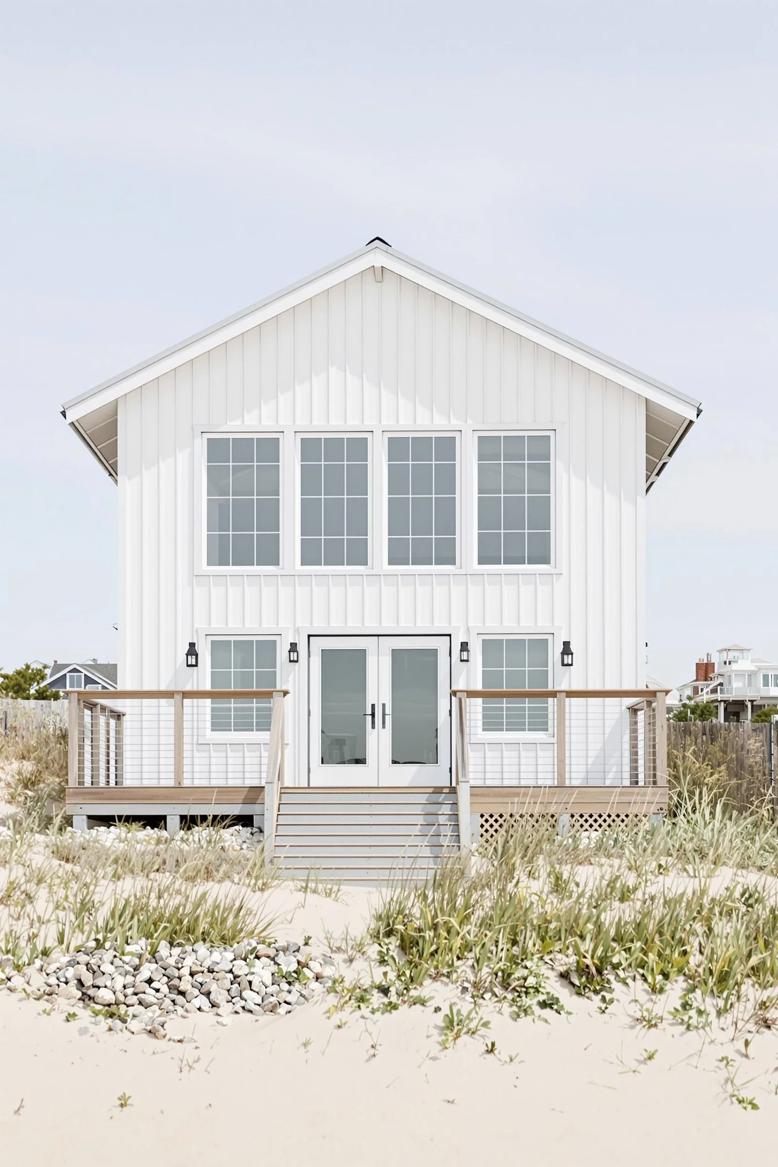 Sunlit Beach House Along the Shore