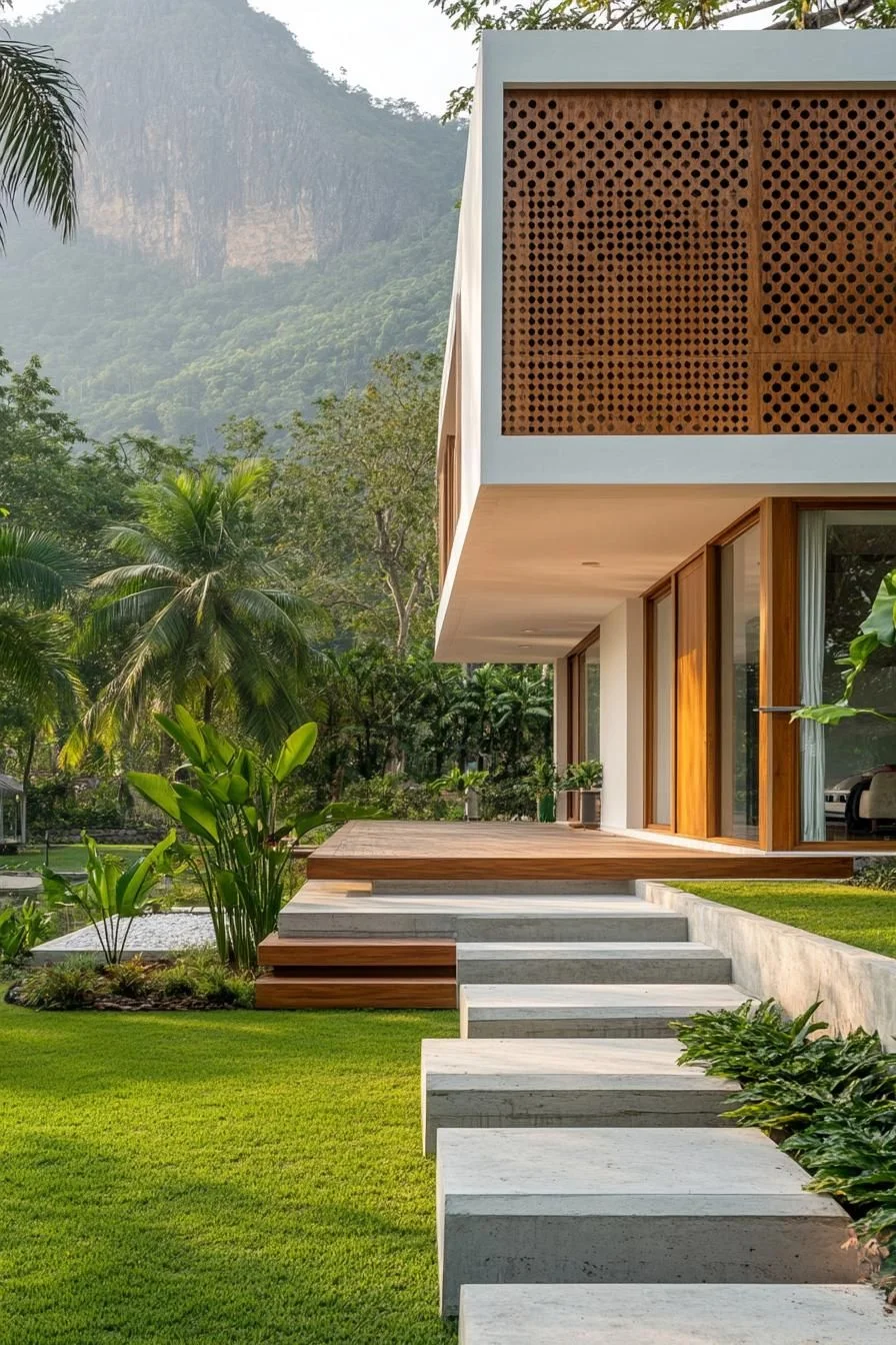A Modern Home Surrounded by Tropical Calm