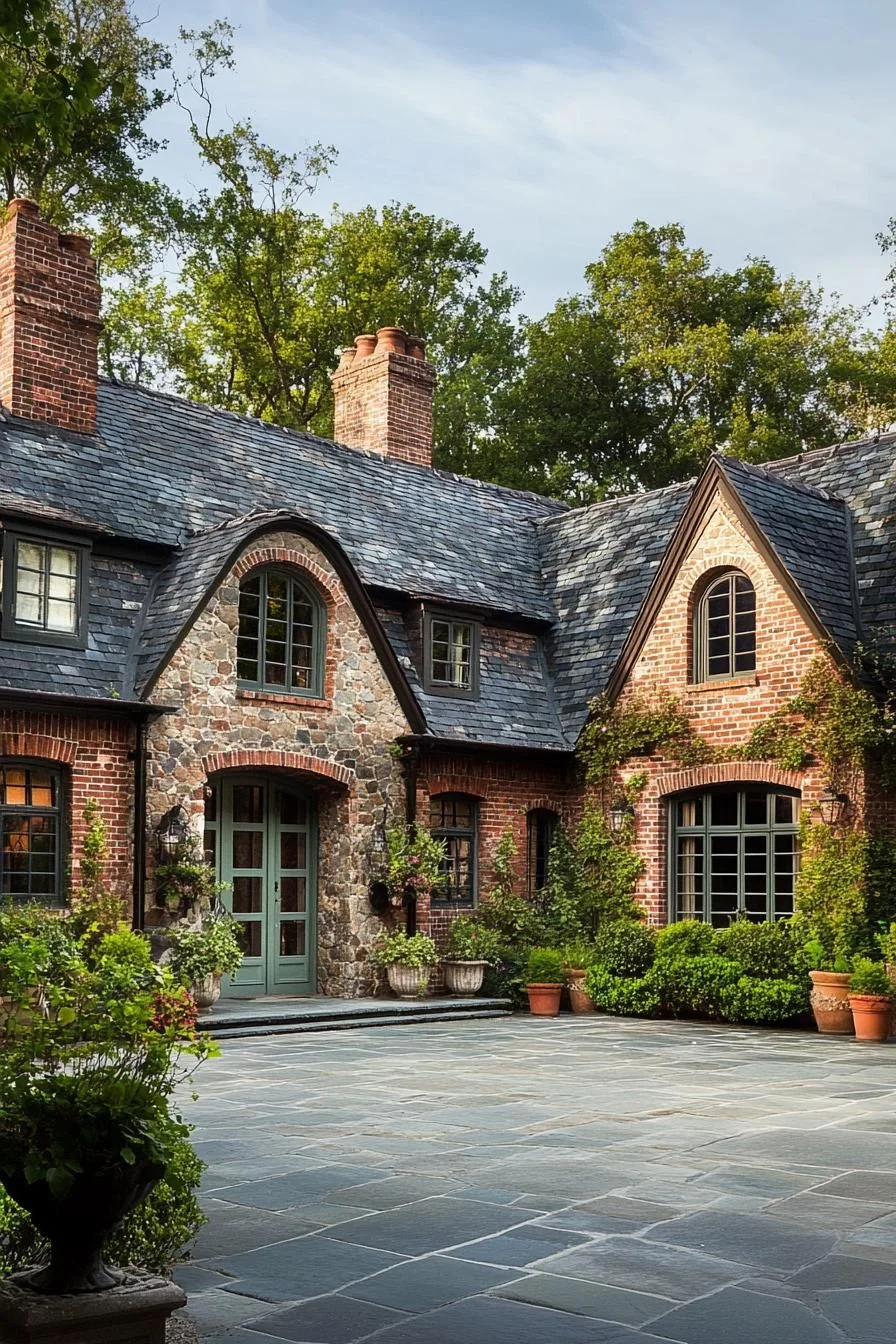 A Timeless Stone Cottage Covered in Ivy
