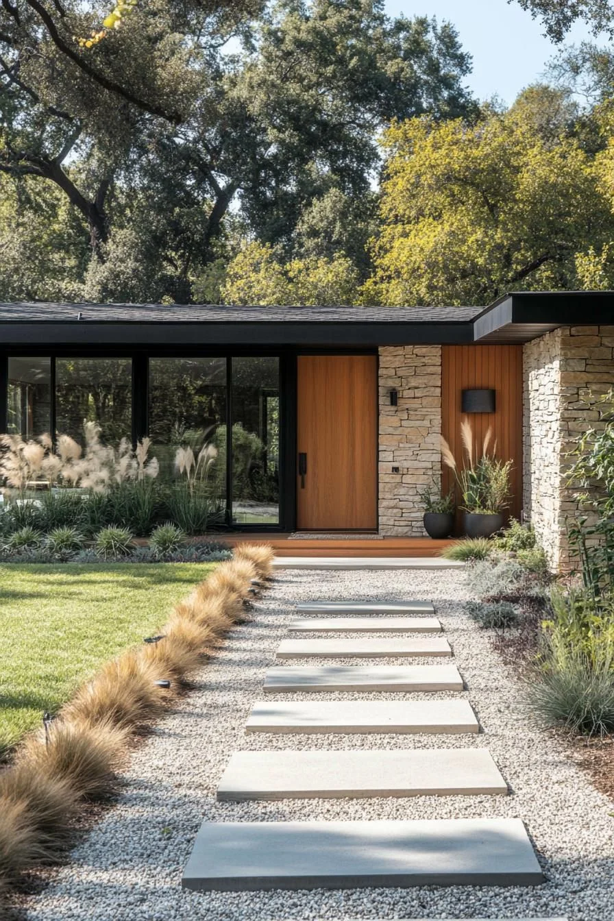 A Walkway Leading to Modern Calm