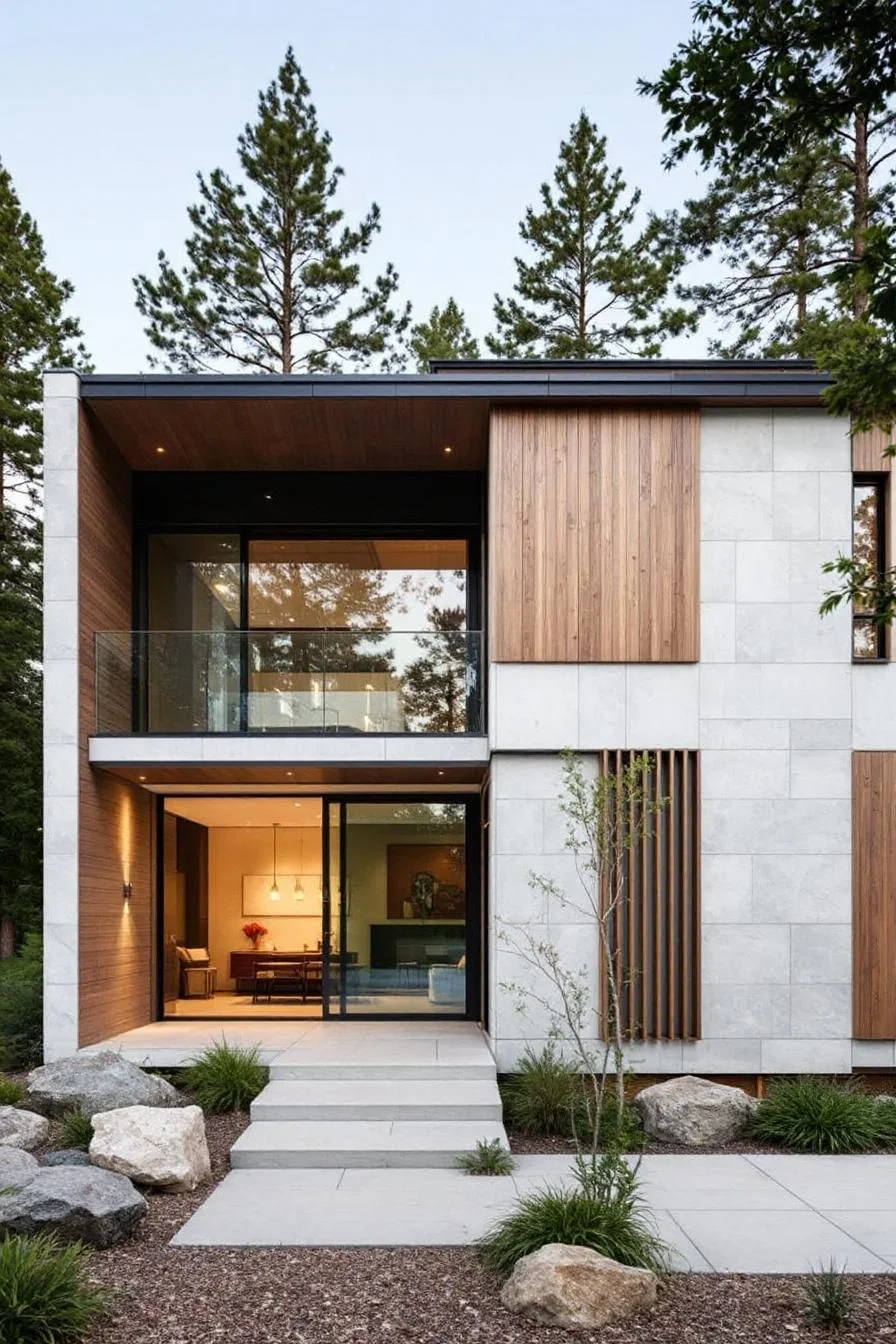 A Modern Home Told Through Wood