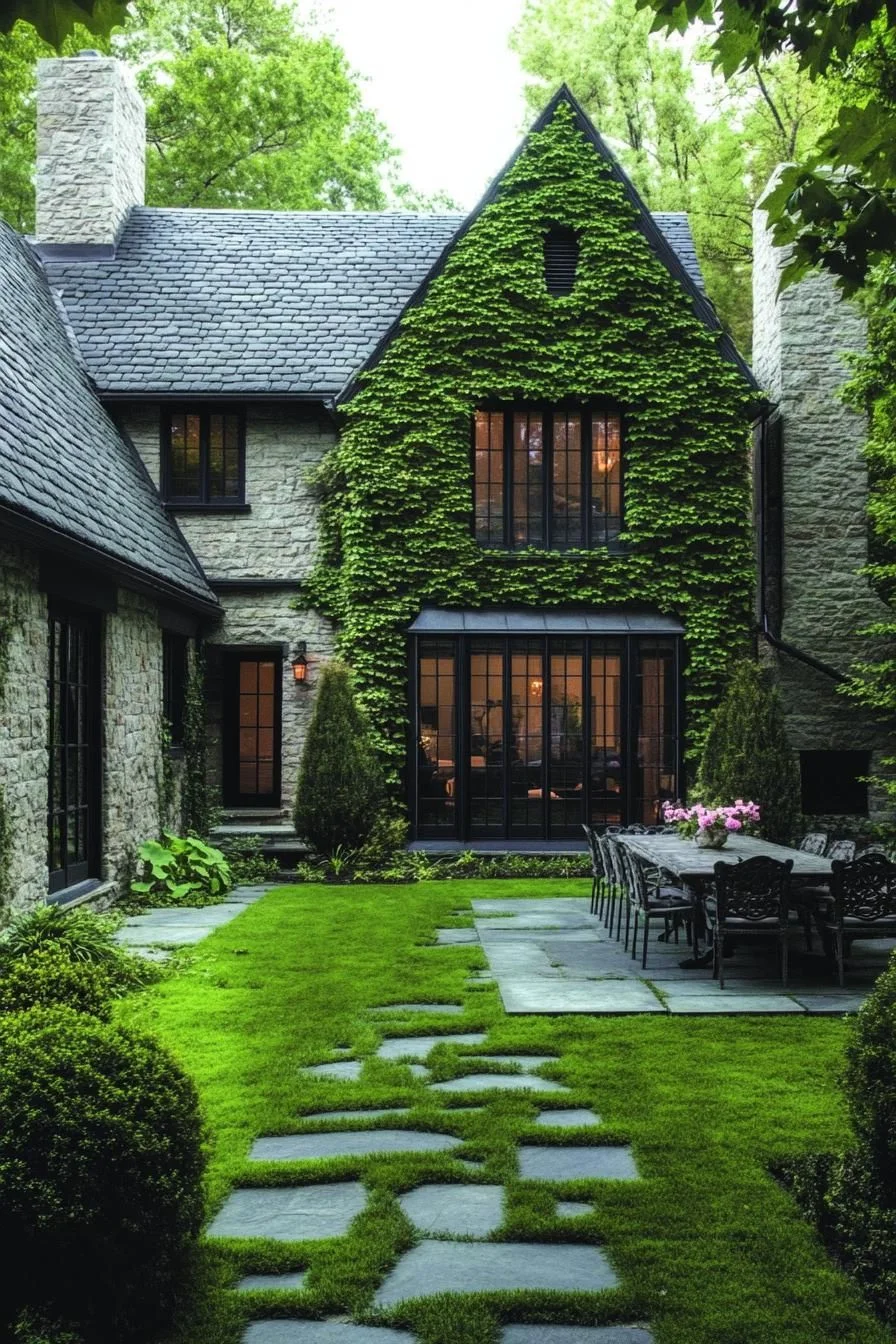 A Modern Twist on a Verdant Tudor Paradise