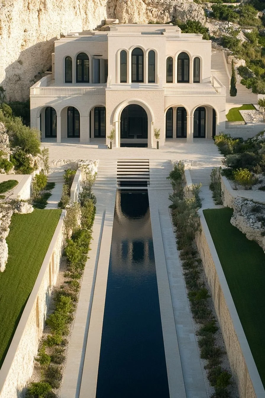 Canyon-Side Mediterranean Elegance