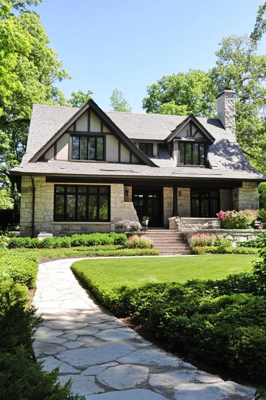 A Storybook Farmhouse with Tudor Touches