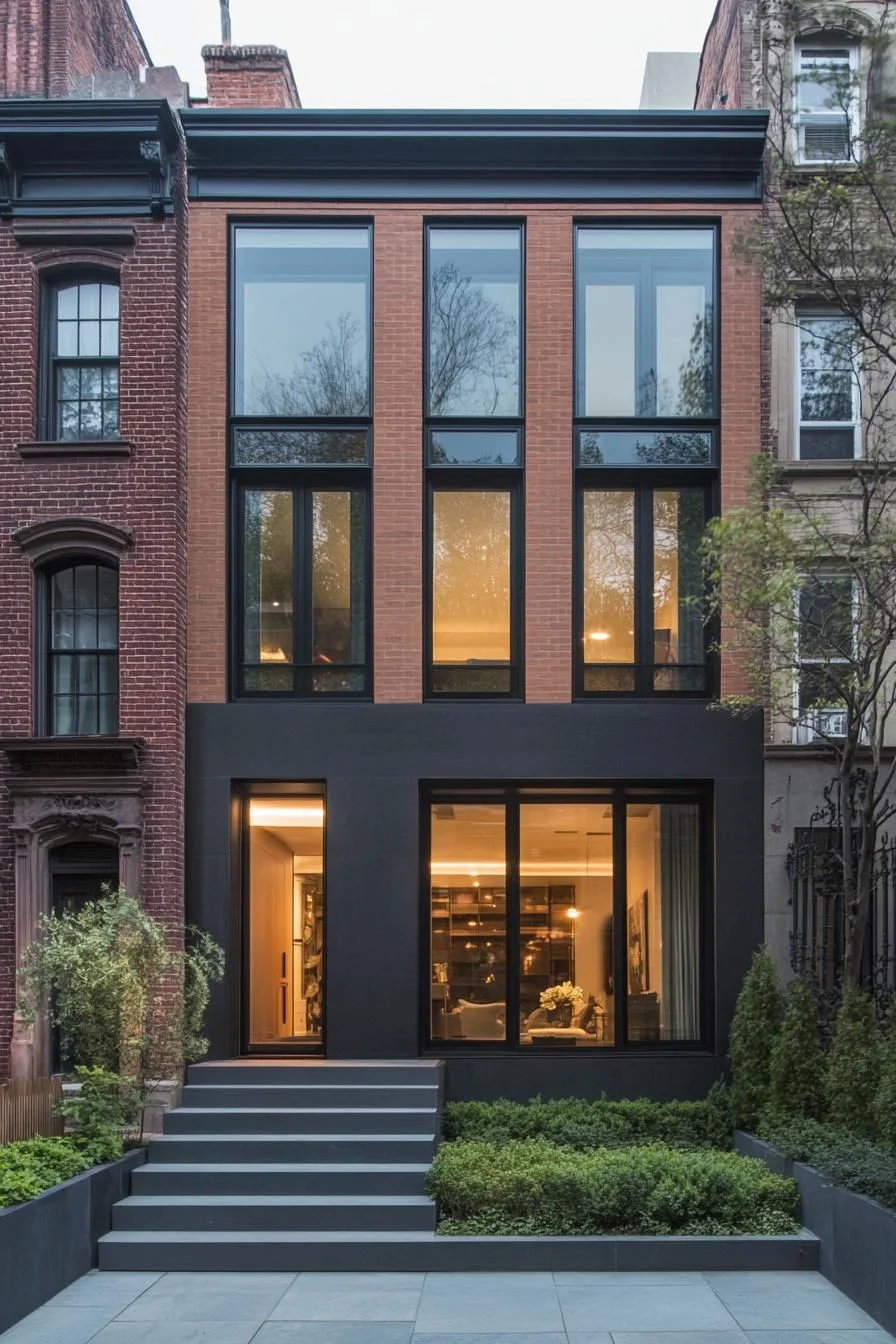 Dramatic Details Bring This Brick Home To Life