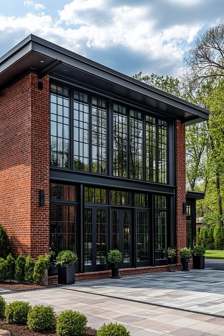 A Chic Brick House With Character