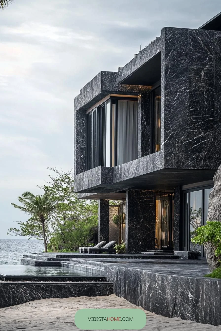 Shoreline Home in Granite Grandeur