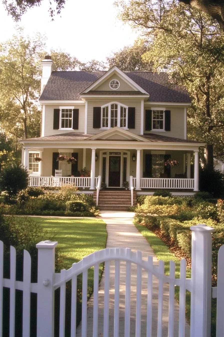 A Victorian-Style Veranda View