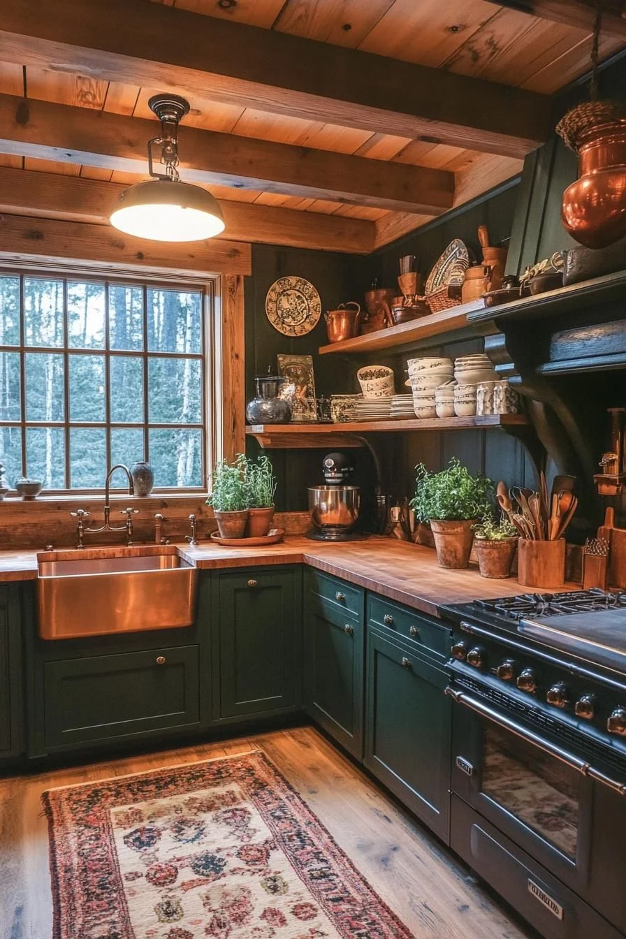 A Copper-Toned Forest Hideout Retreat