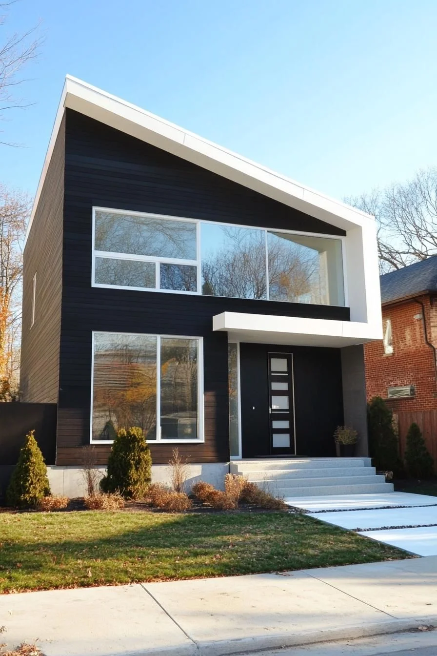 A Sleek Retreat With Charming Roof Slants