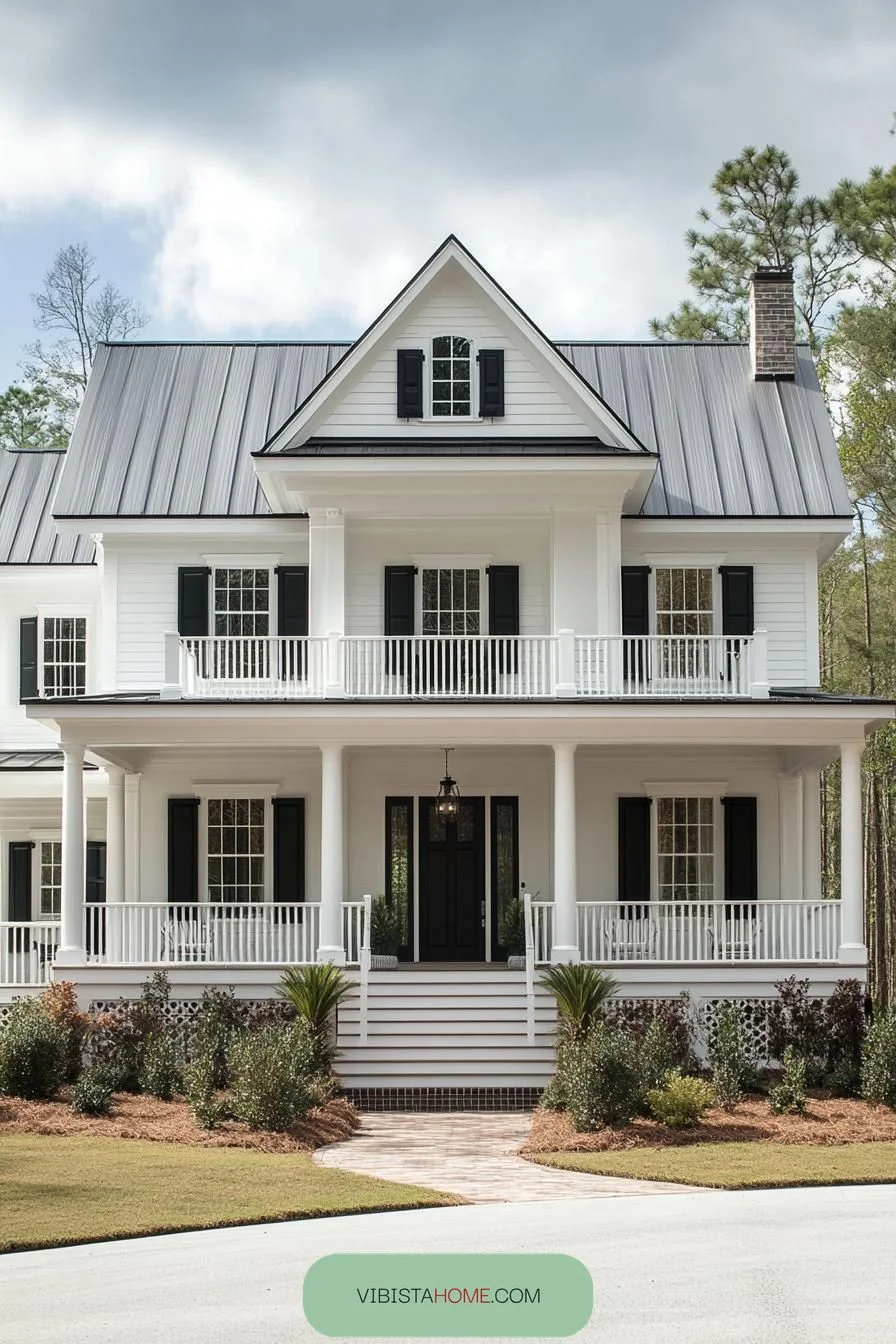 White Manor Among the Pines