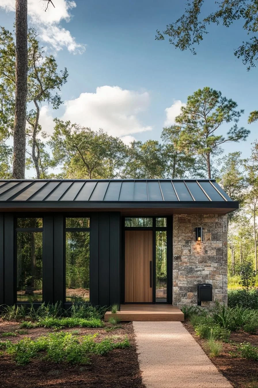 Well-Planned Corrugated Metal House