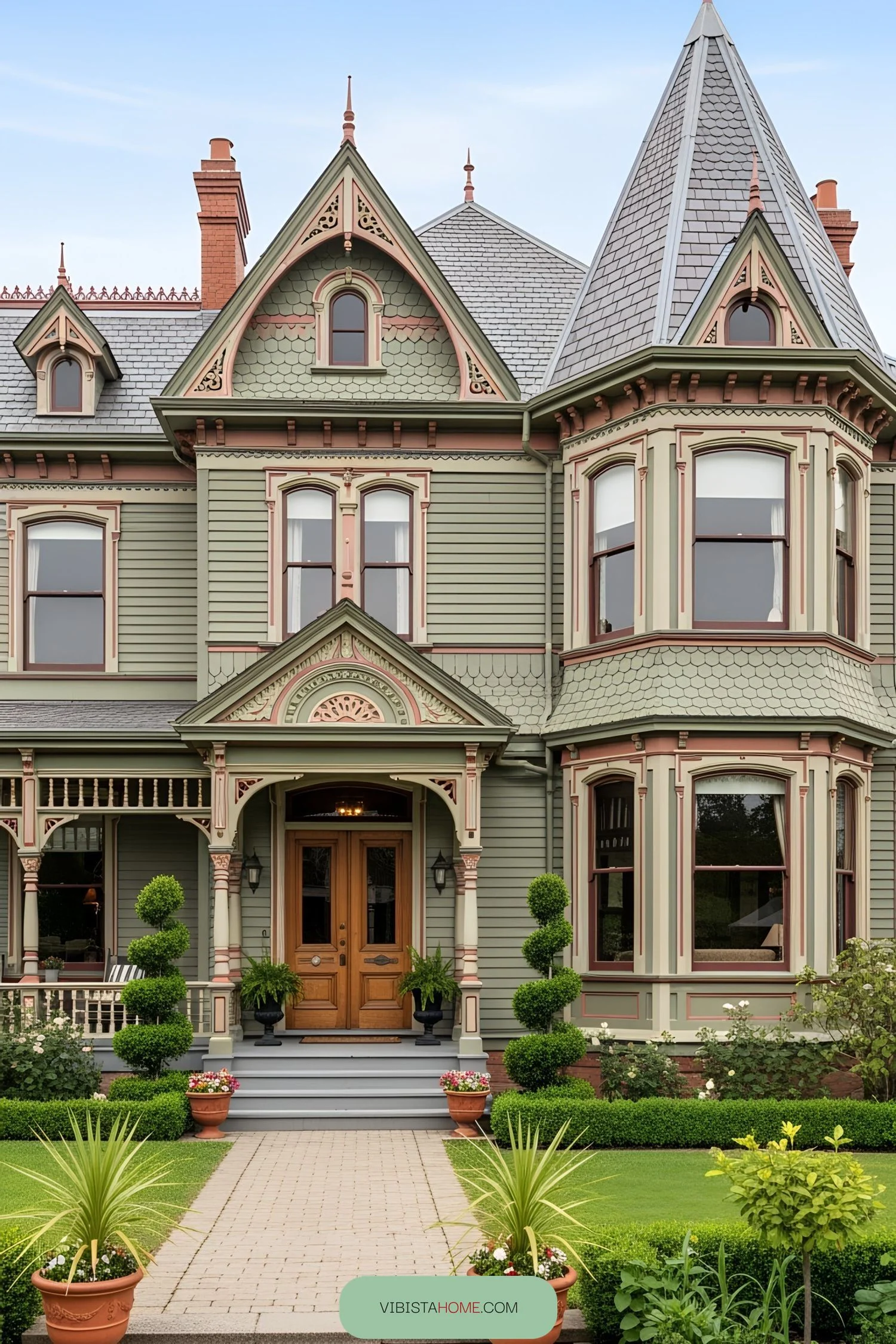 Painted Lady Style Victorian Homes