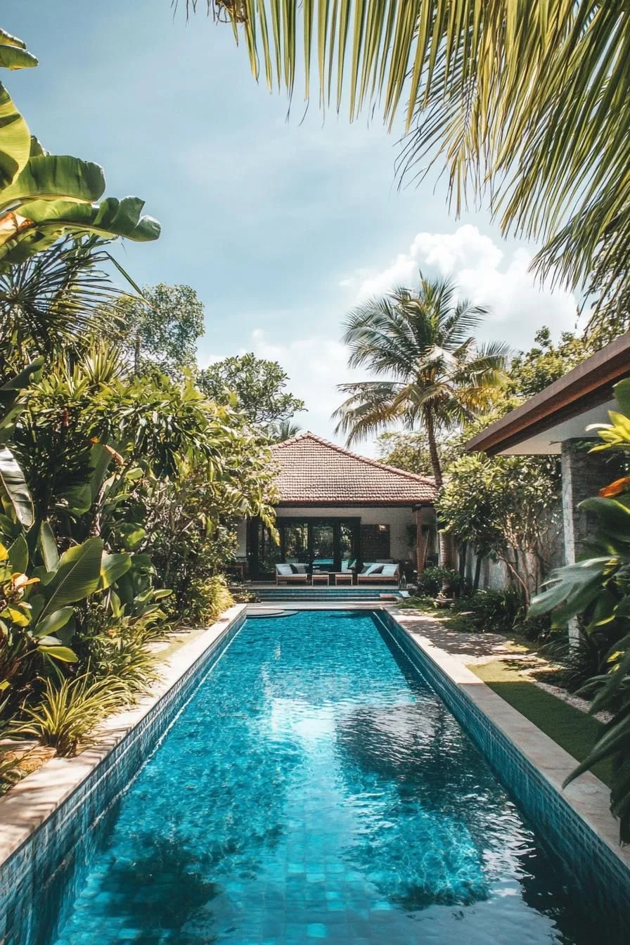 Tropical Garden Paradise Pool Setting - photo 2