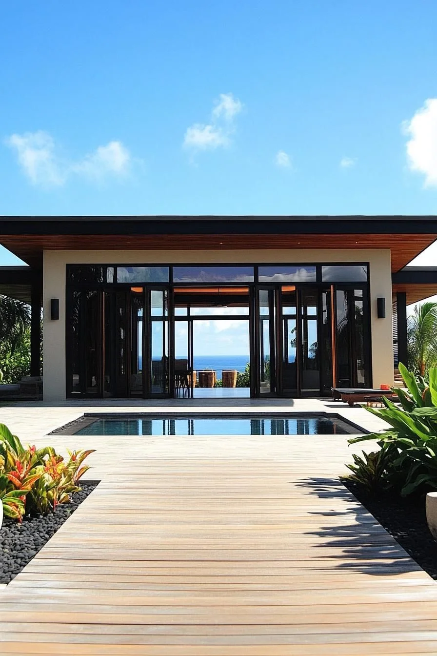 Glass Haven: Bali's Poolside Perfection