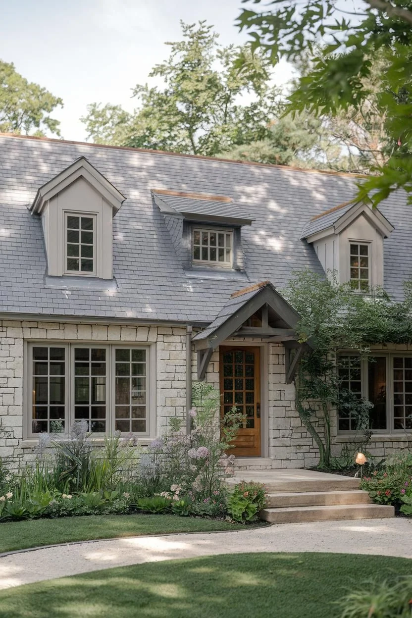 Rustic Cottage with Charming Dormer Windows