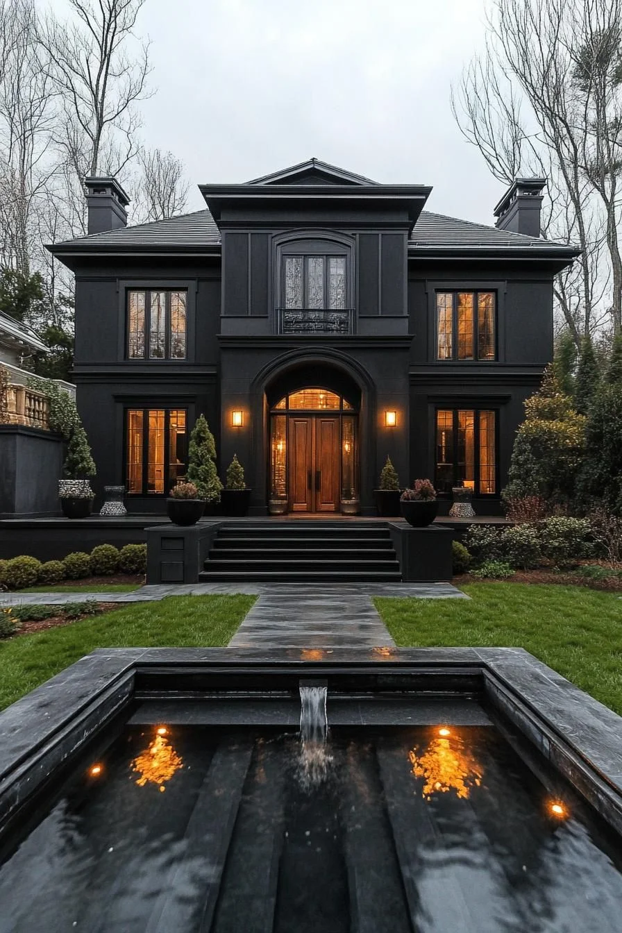 An Ebony Euphoria Set by the Water