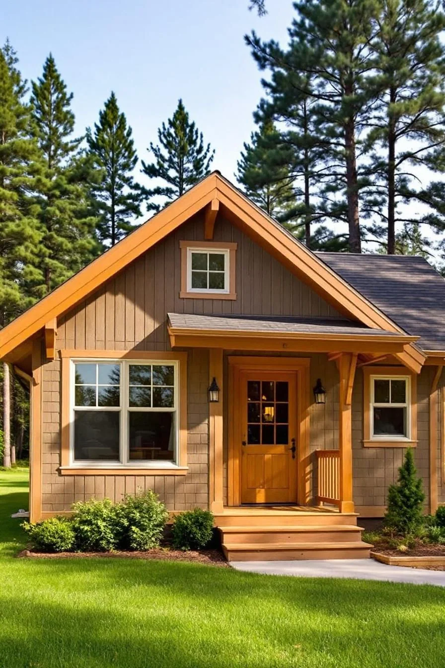 A Cozy Farmhouse Cottage with Cedar Siding