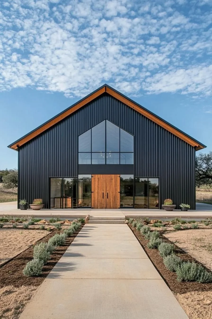A Grand Metal Barn Retreat