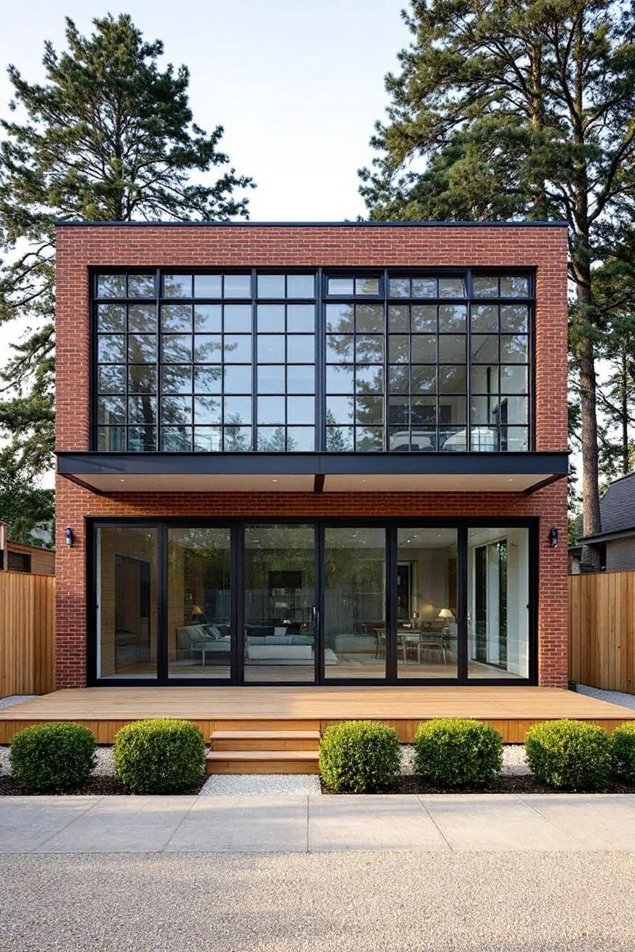 A Cozy Brick House Beyond The Greenery