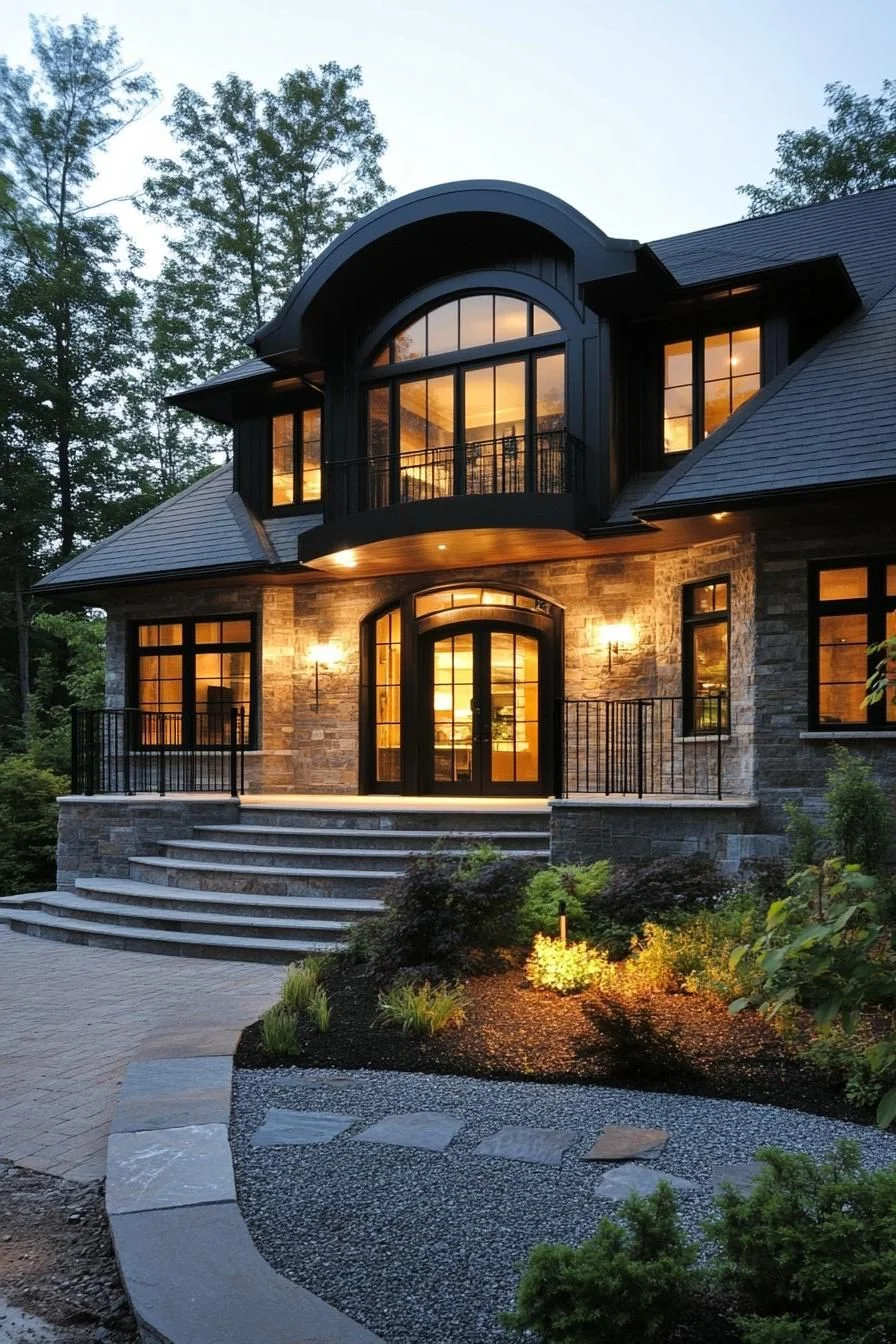 An Enchanting Moonlit Mansion