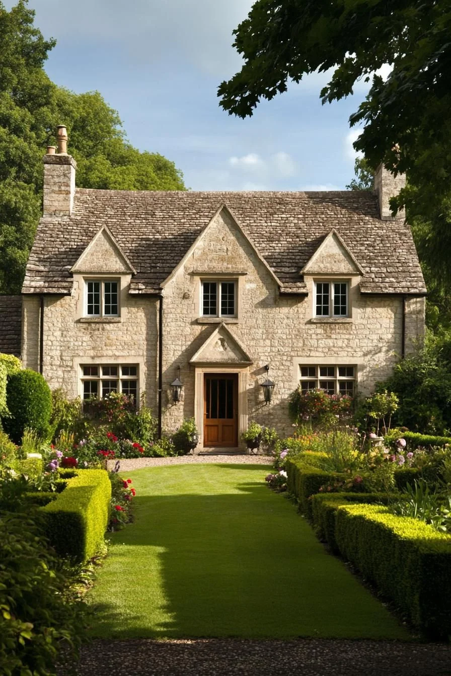 A Stone Cottage with Classic Garden Charm