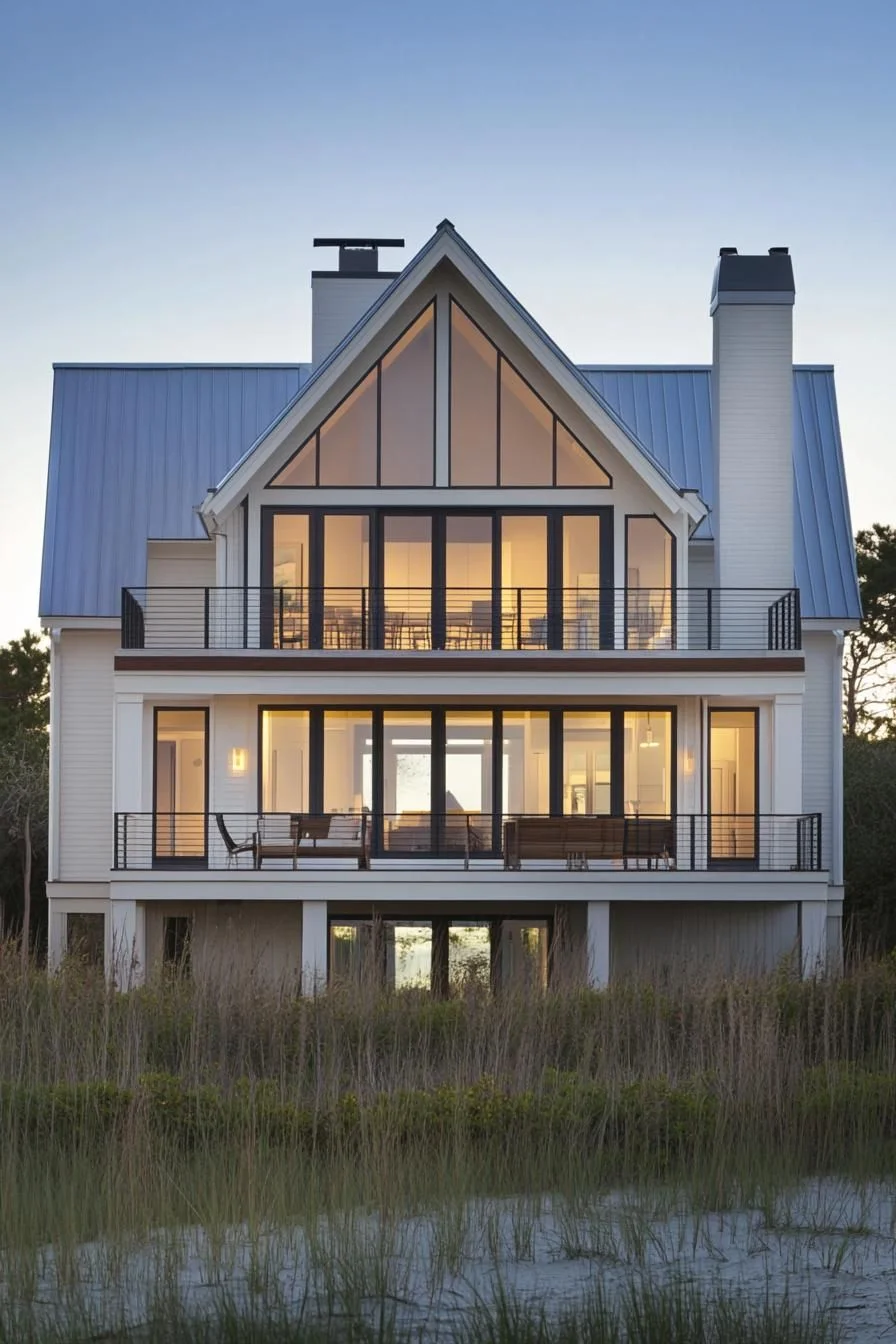A Bright Coastal House Near the Dunes