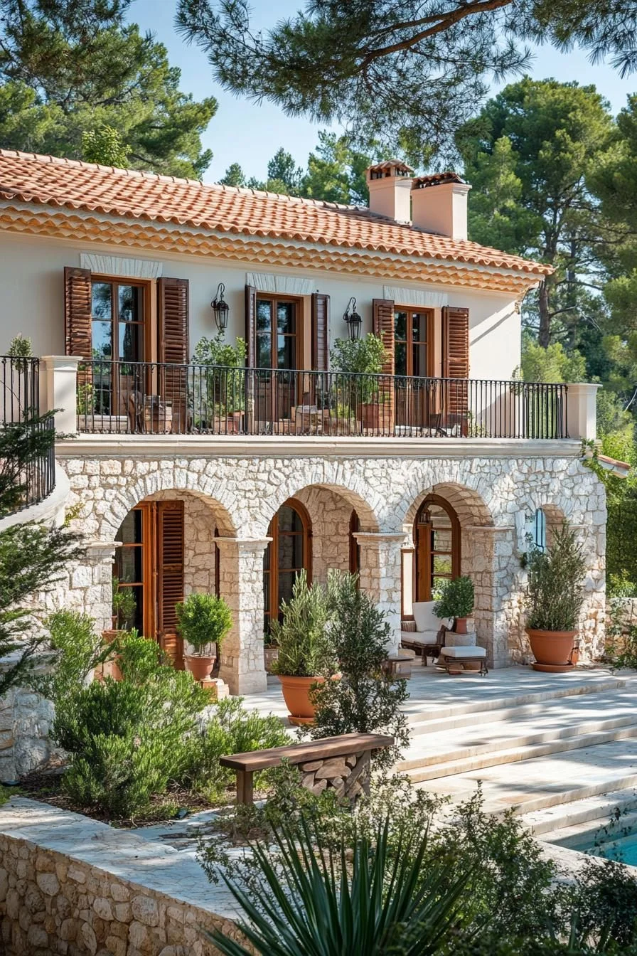 A Rustic Villa with Stone Charm