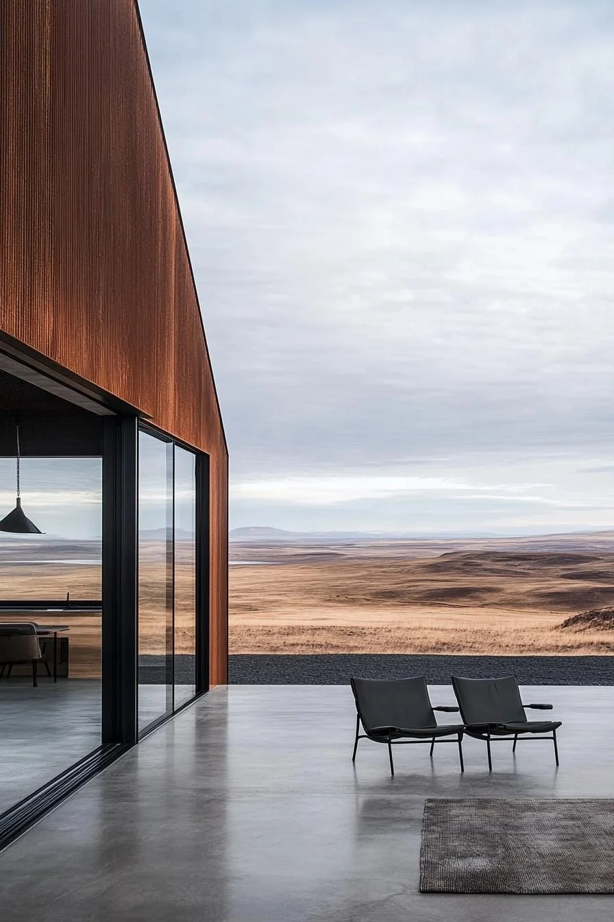 Copper Tones and Open Beam Design