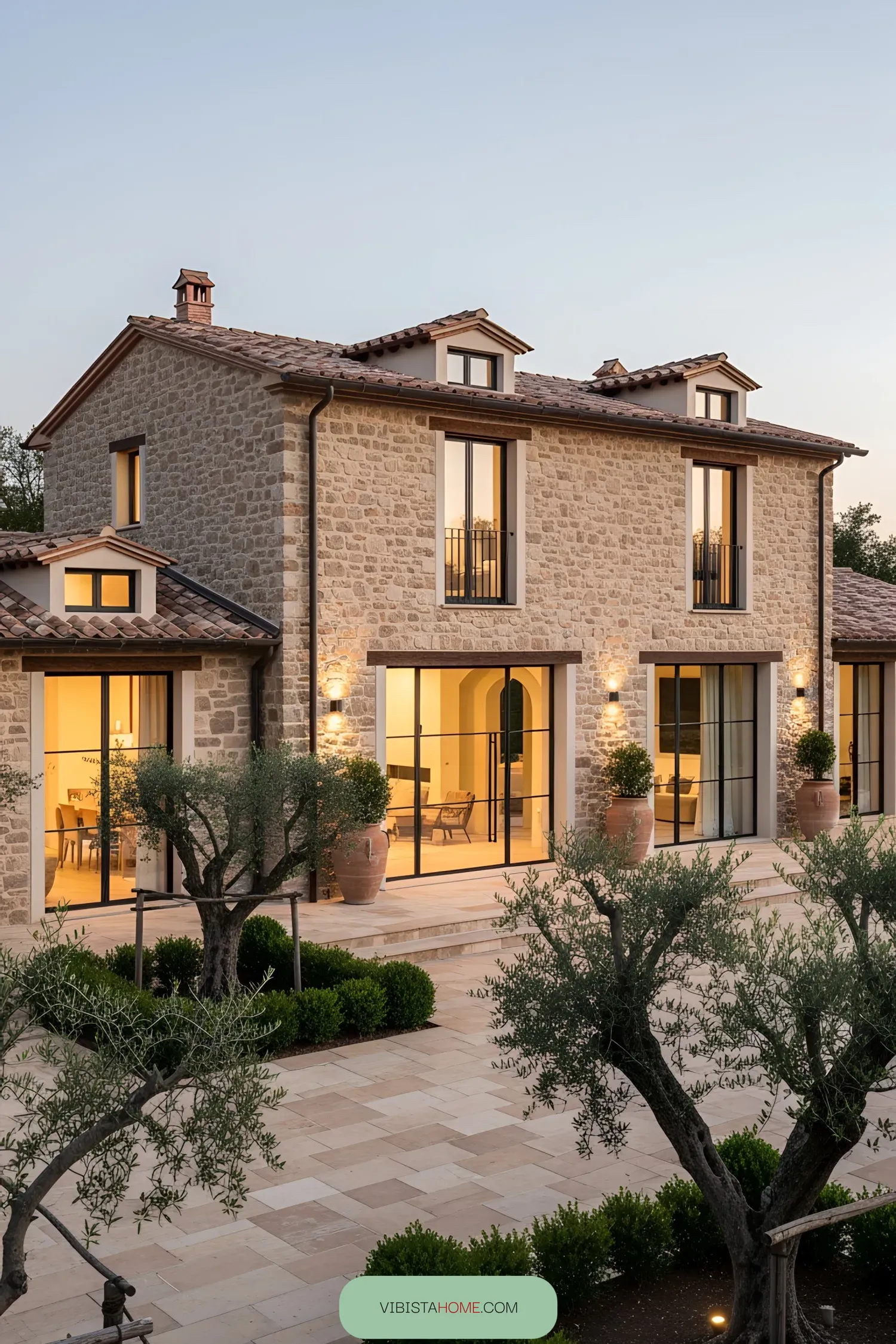 Stone Villa with an Italian Accent