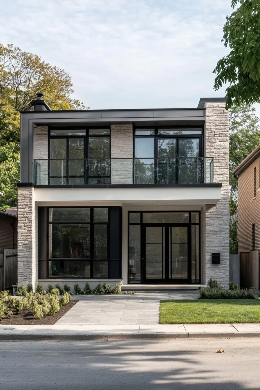 Suburban Stone Stunner with Sophisticated Style