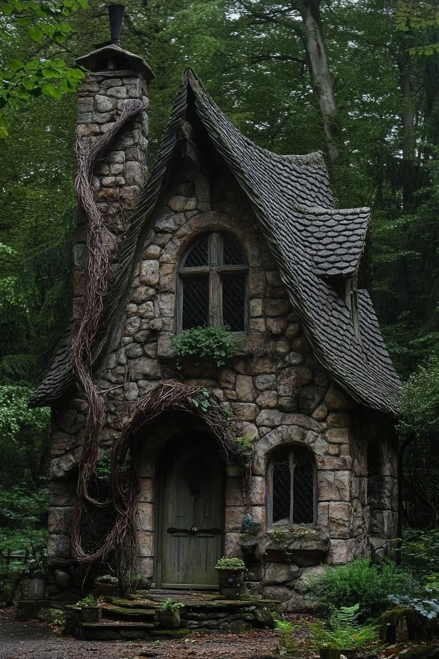 An Enchanted Cottage With Whimsical Details