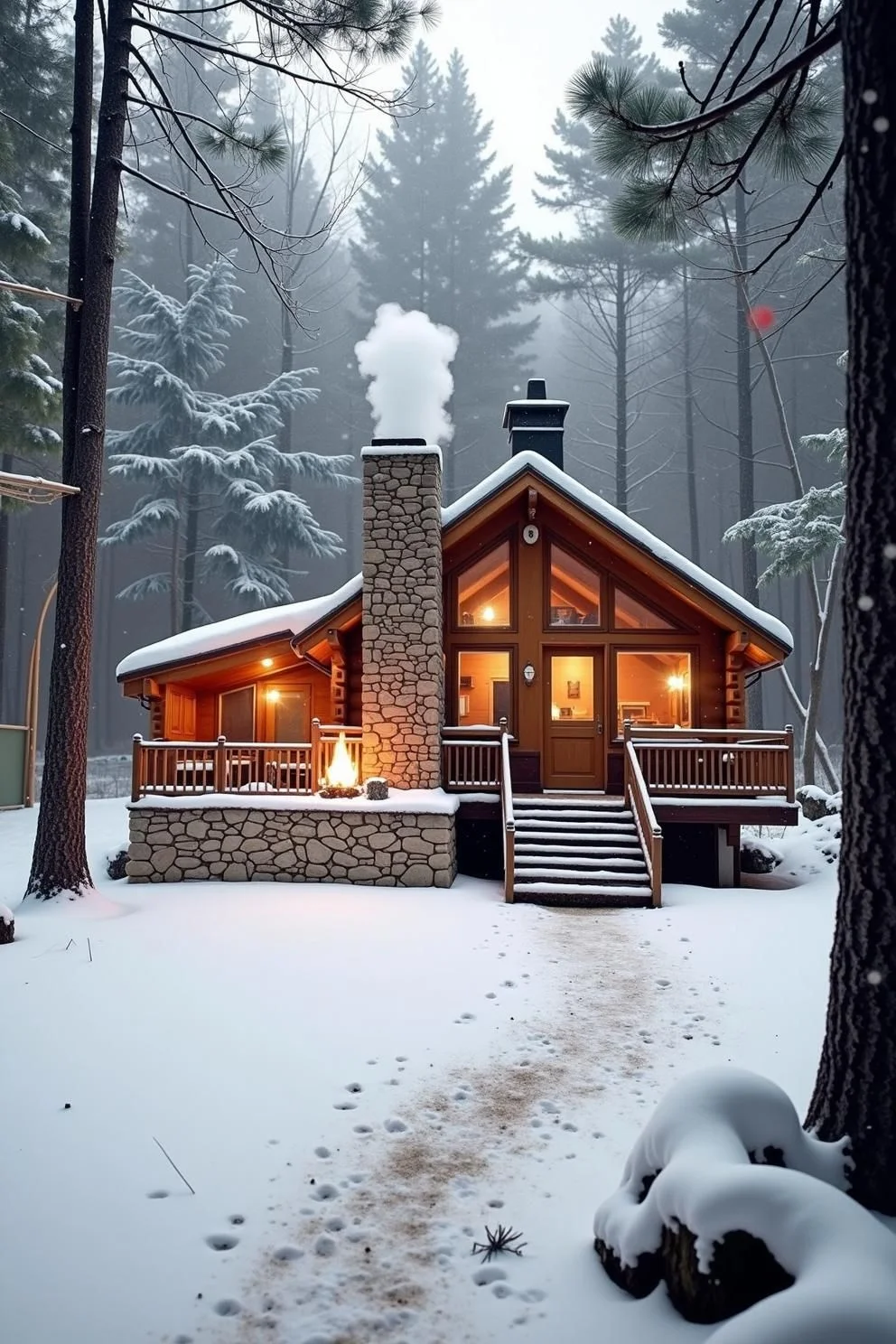 A Quaint Retreat for Winter Days