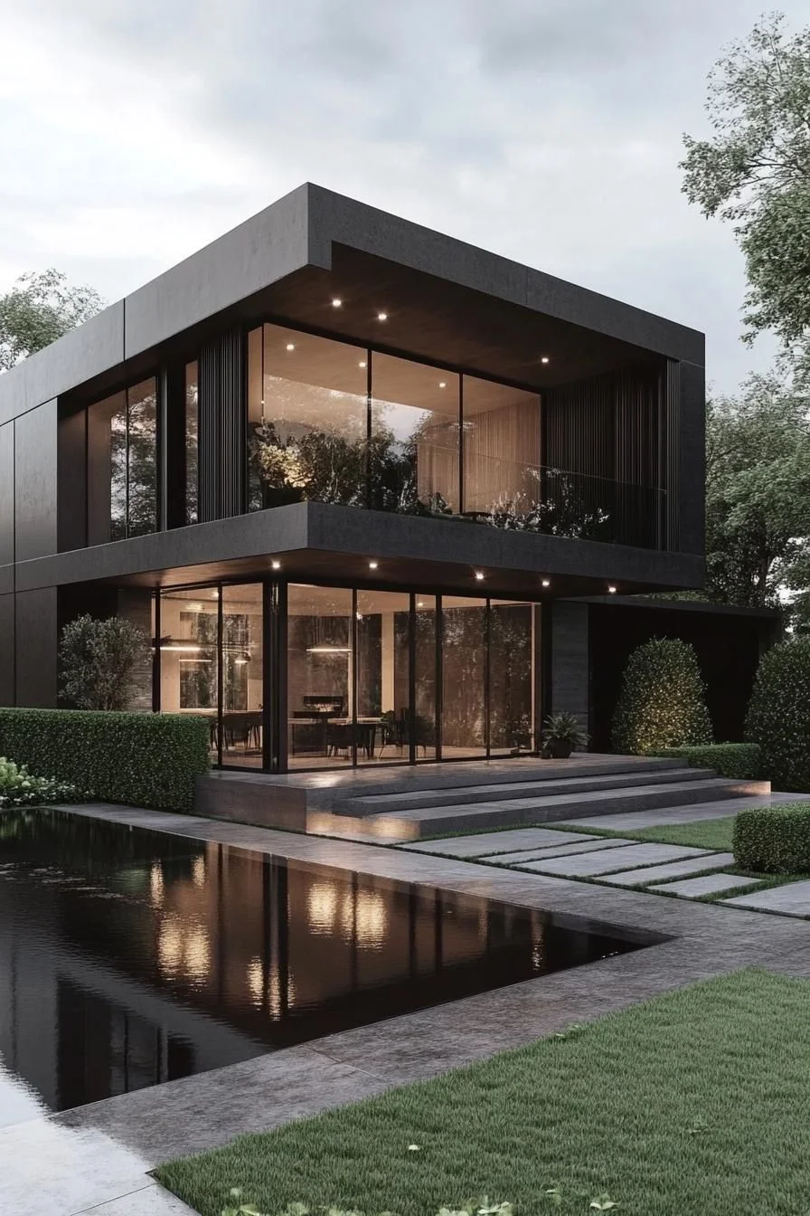 A Contemporary Cube Set in Nature