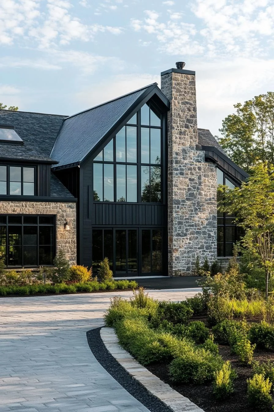 A Modern Take on Stone Barn Design