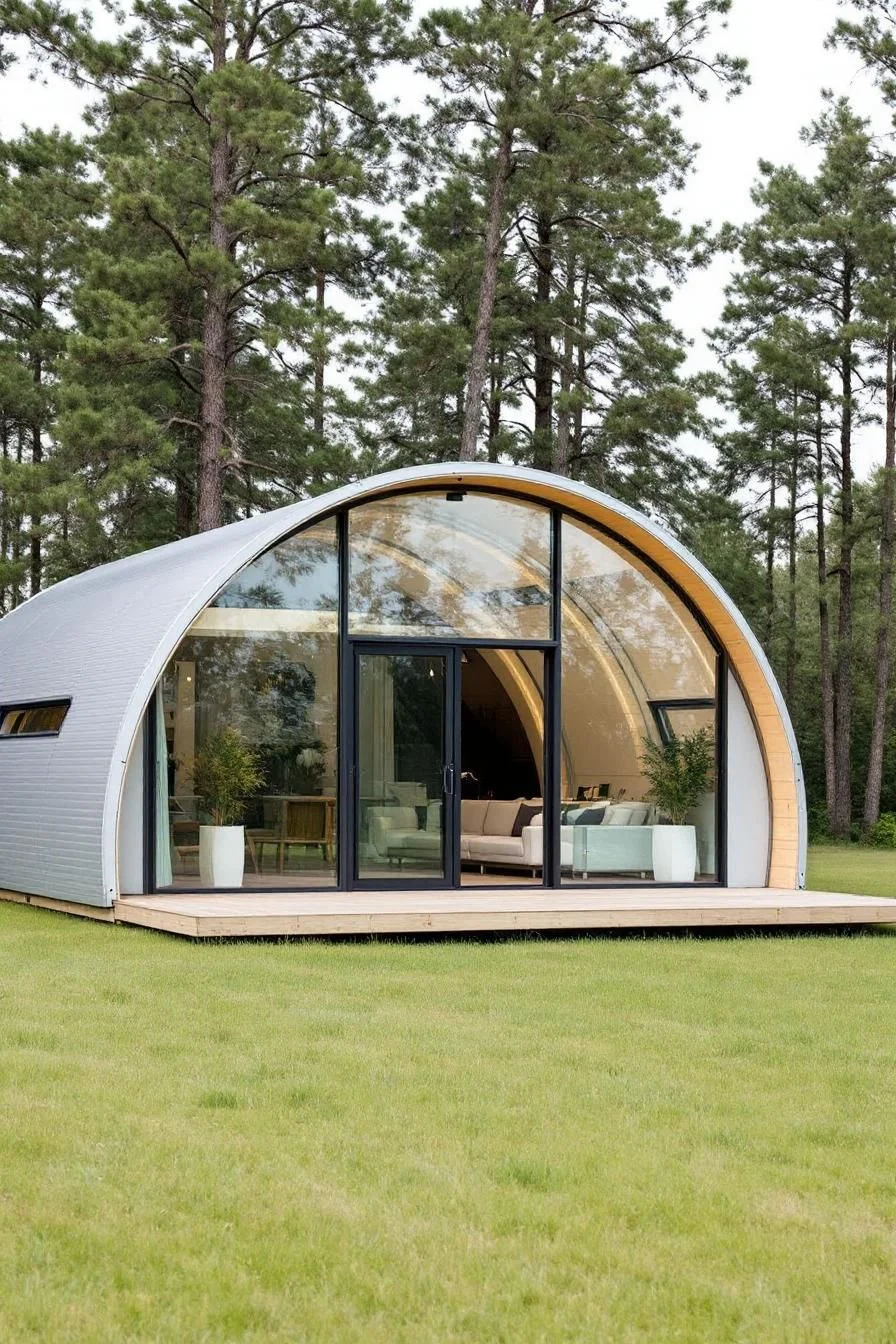 An Arched Retreat in the Pine Grove