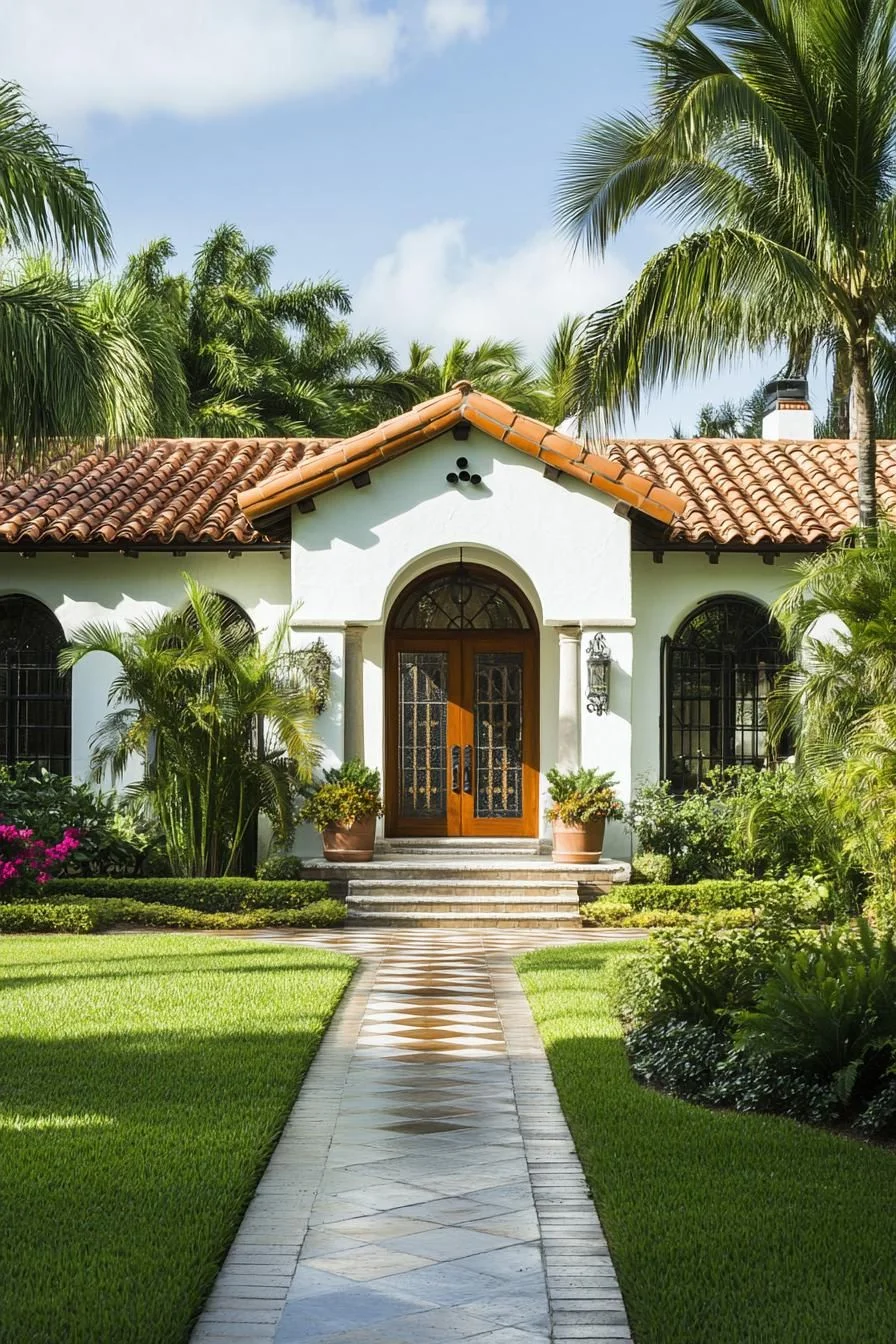 A Spanish Bungalow With Tropical Elegance