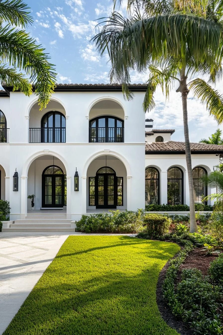 Spanish Revival House With a Tropical Feel