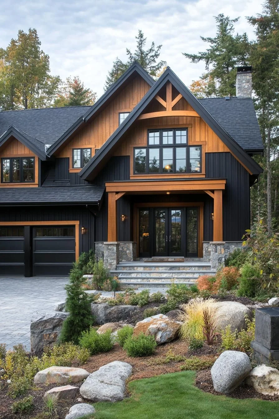 A Posh Peak Home With Gabled Style