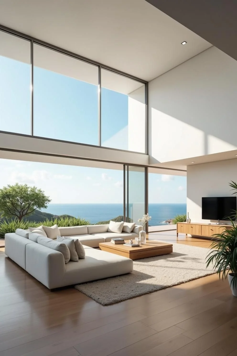 Bright Ocean-View Living Space