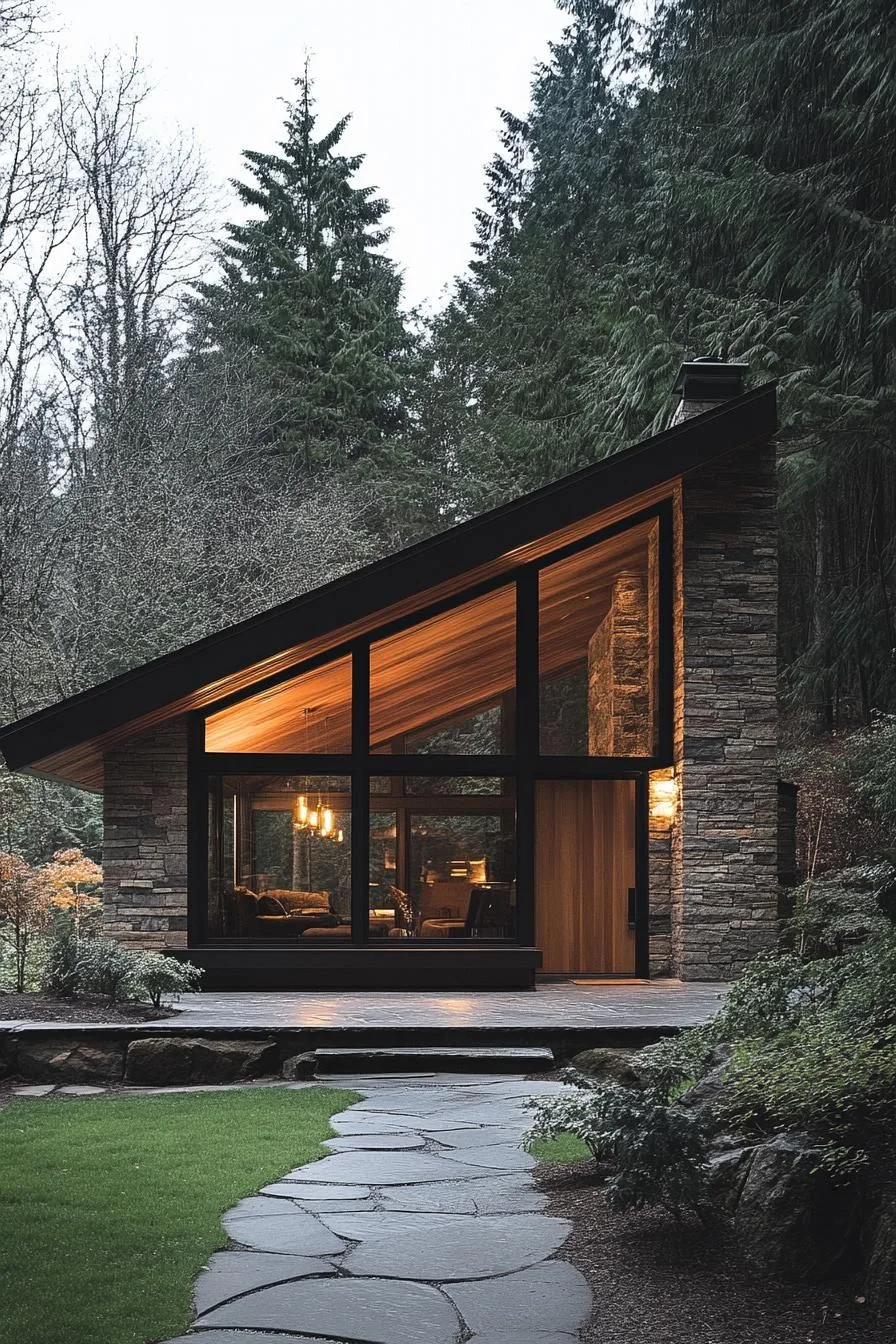 A Woodland Bungalow Among the Pines