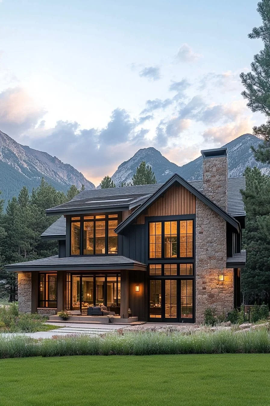 Rustic Craftsman Style in Mountain Light