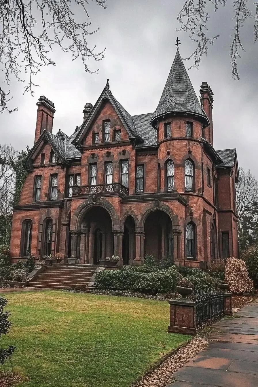 A Red Brick Mansion Full of Mystery