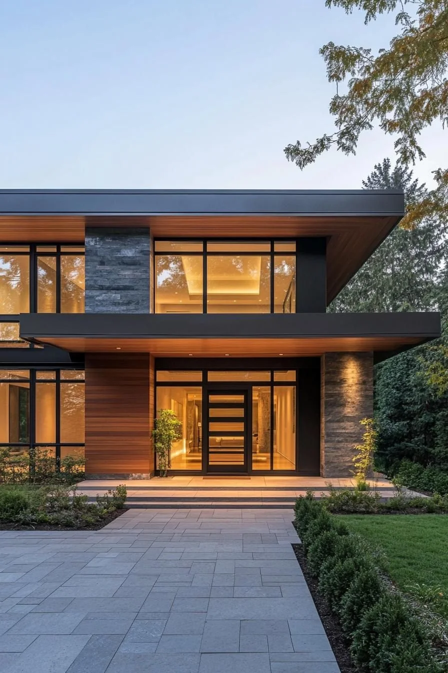 A Glass Entrance Built for Modern Living
