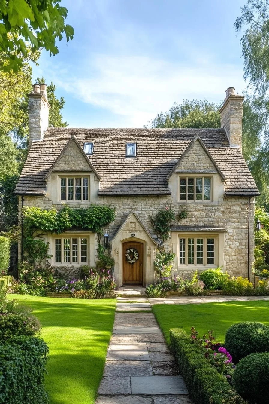 A Classic Home Wrapped in Ivy