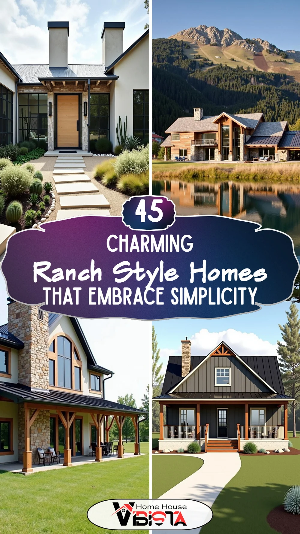 45 Charming Ranch Style Homes That Embrace Simplicity